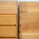 Maison Regain: modular office set. Pine. France, circa 1975