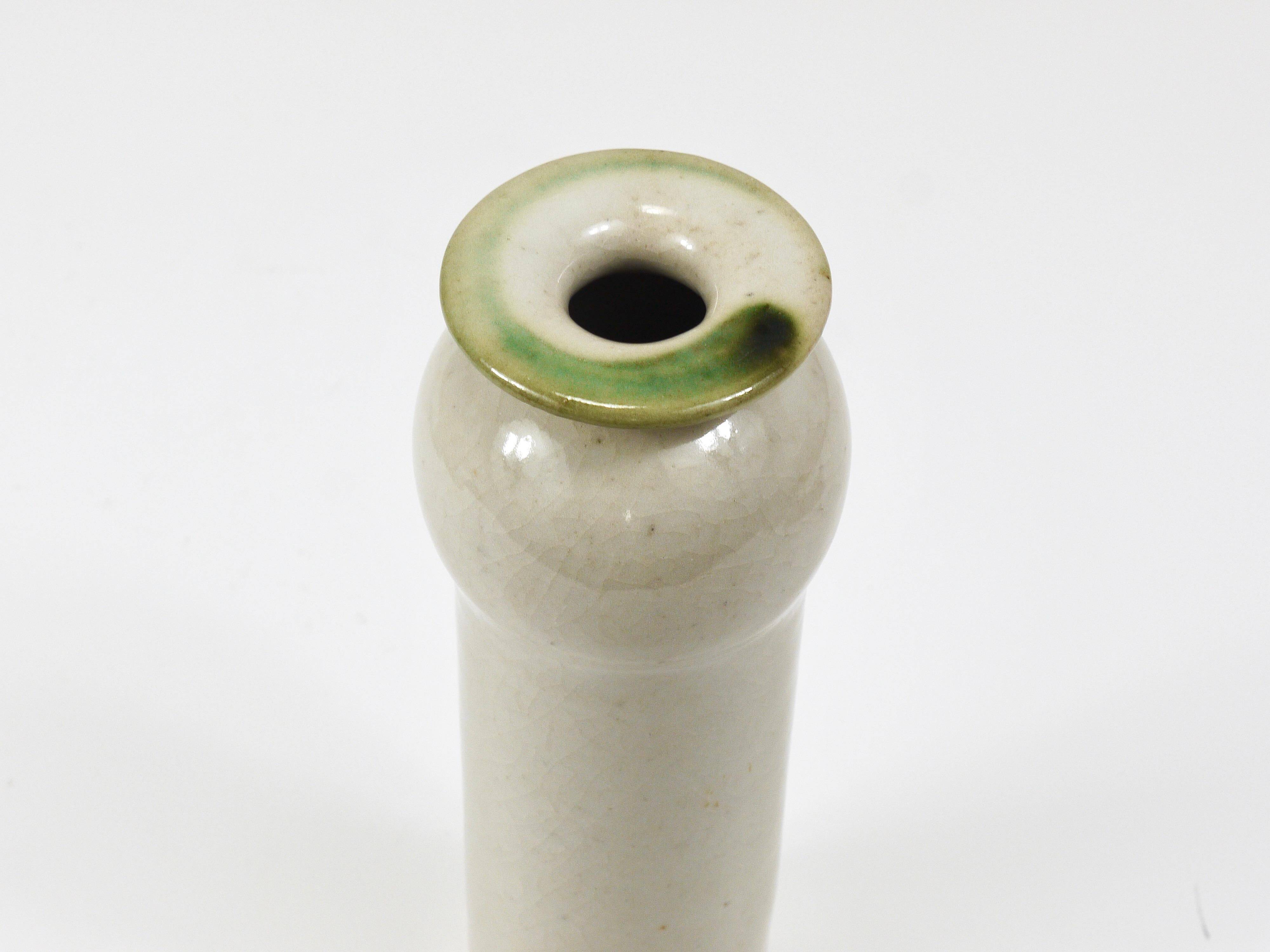 Piet Knepper 3 studio vases in ceramic by Mobach, Netherlands, 1970s