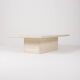 Table basse en travertin, 1970s