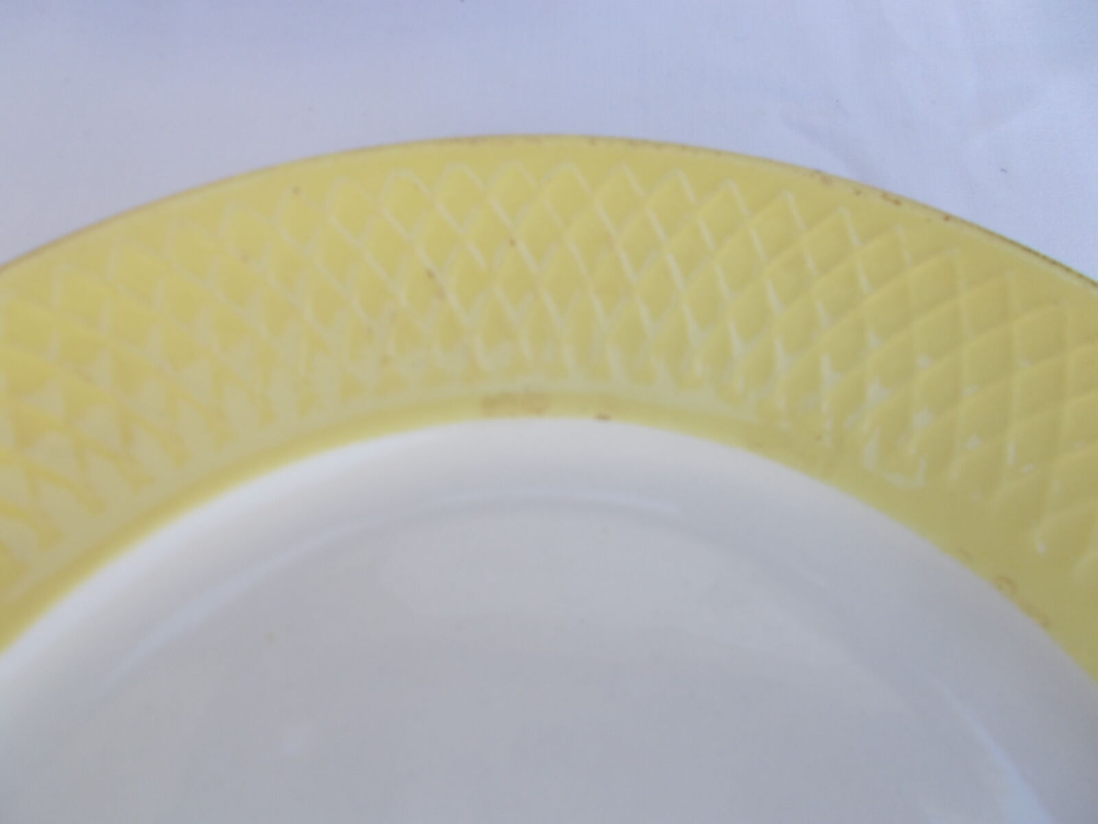 7 vintage flat plates Orches moulin de loups