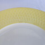 7 assiettes plates vintage Orches moulin de loups