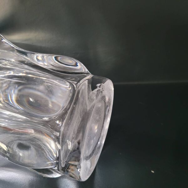 Vase ''Tête de Girafe'' en Cristal de Vannes Le Châtel