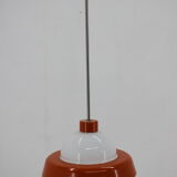 1970s Glass Pendant Lamp by Kamenicky Senov, Czechoslovakia