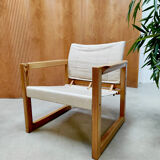 Set of 2 Swedish safari chairs 'diana' Karin Mobring