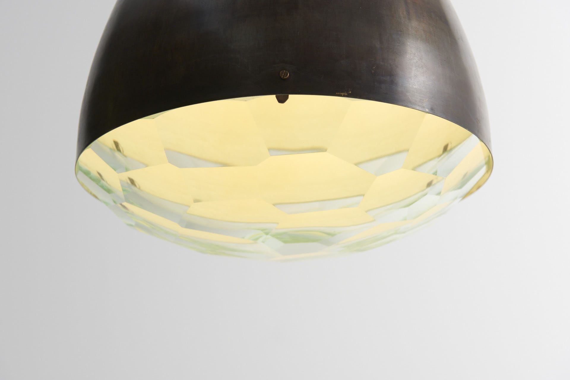 Hanging lamp model 2220  by Max Ingrand for Fontana Arte, Italy - 1960