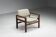 Fauteuil lounge en wengé de milieu de siècle