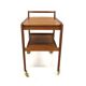 Scandinavian teak trolley "Tellus", Gustafssons Möbelfabrik, Sweden, 1940