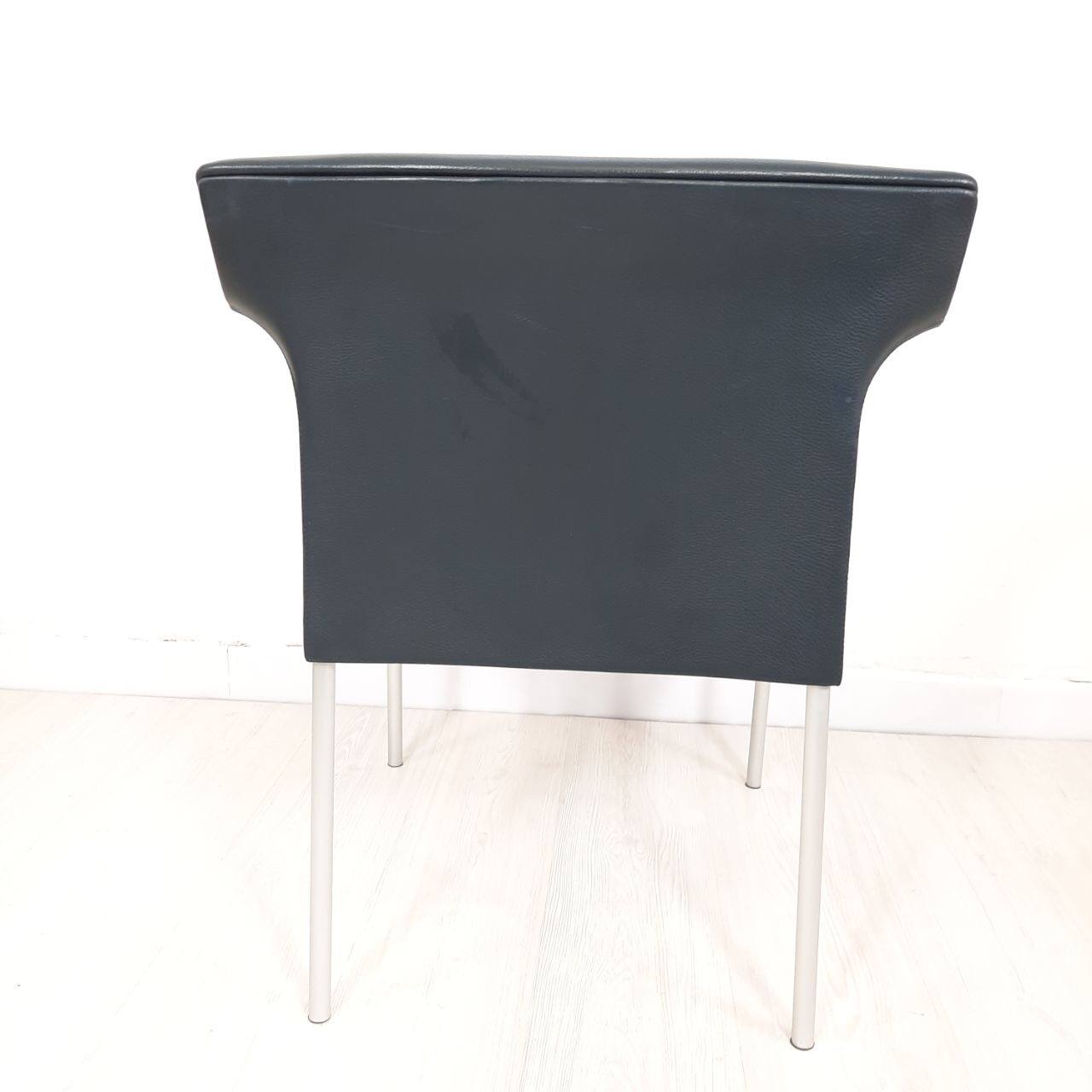 Quatre fauteuils de Matteo Grassi cuir années 1990/2000