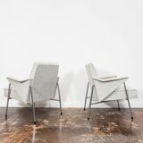 Pair of "bat" armchairs by wchód zadziele, 1960s