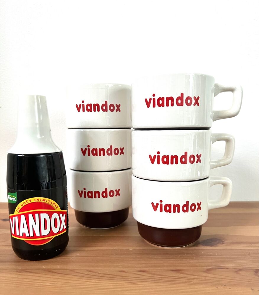 Tasses viandox - vintage - années 70 - parfait état