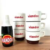 Viandox cups - vintage - 70s - perfect condition