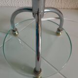 Lampe pied en verre vintage