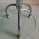 Lampe pied en verre vintage
