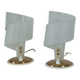 Pair of vintage spiral style bedside lamps, mid-century, Geru