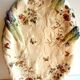 asparagus dish in dabbling, Asparagus, Flowers, Butterflies, Adderley's English production.