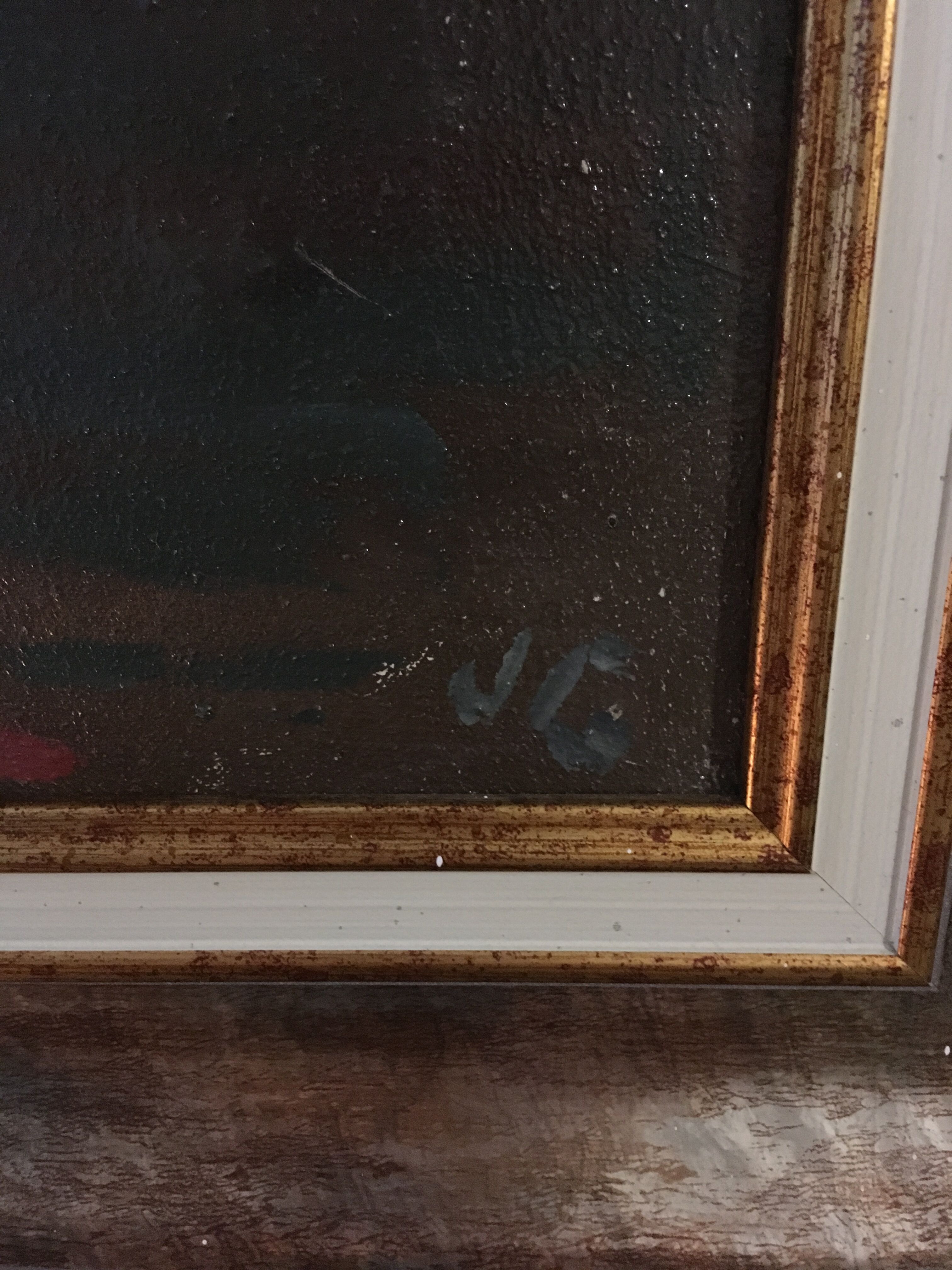 Bouquet of roses signed