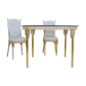 Table et ses 2 chaises Art Déco