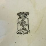 Rare plate decorated with cerises manufacture de Longwy