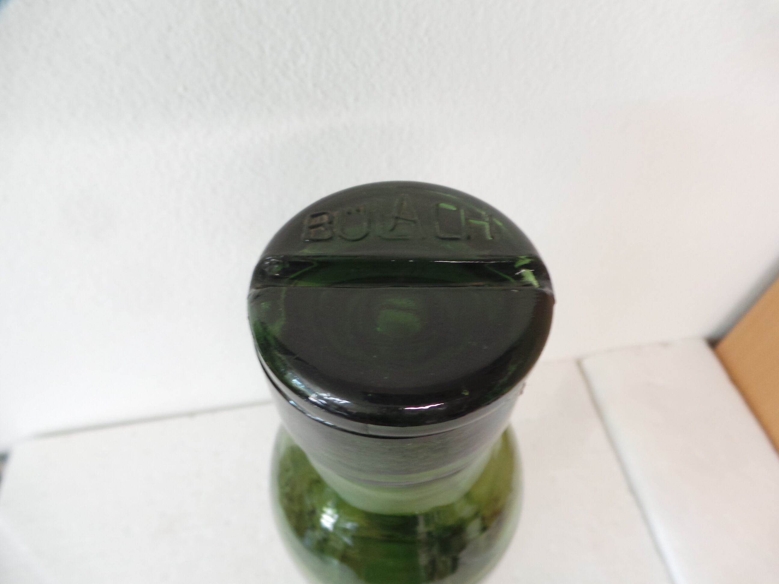 Old green bottle Bulach