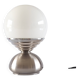 Art Deco touch lamp and opaline ball