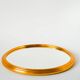 Small round mirror tray, gold, 1960