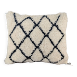 Coussin berbère losanges noirs