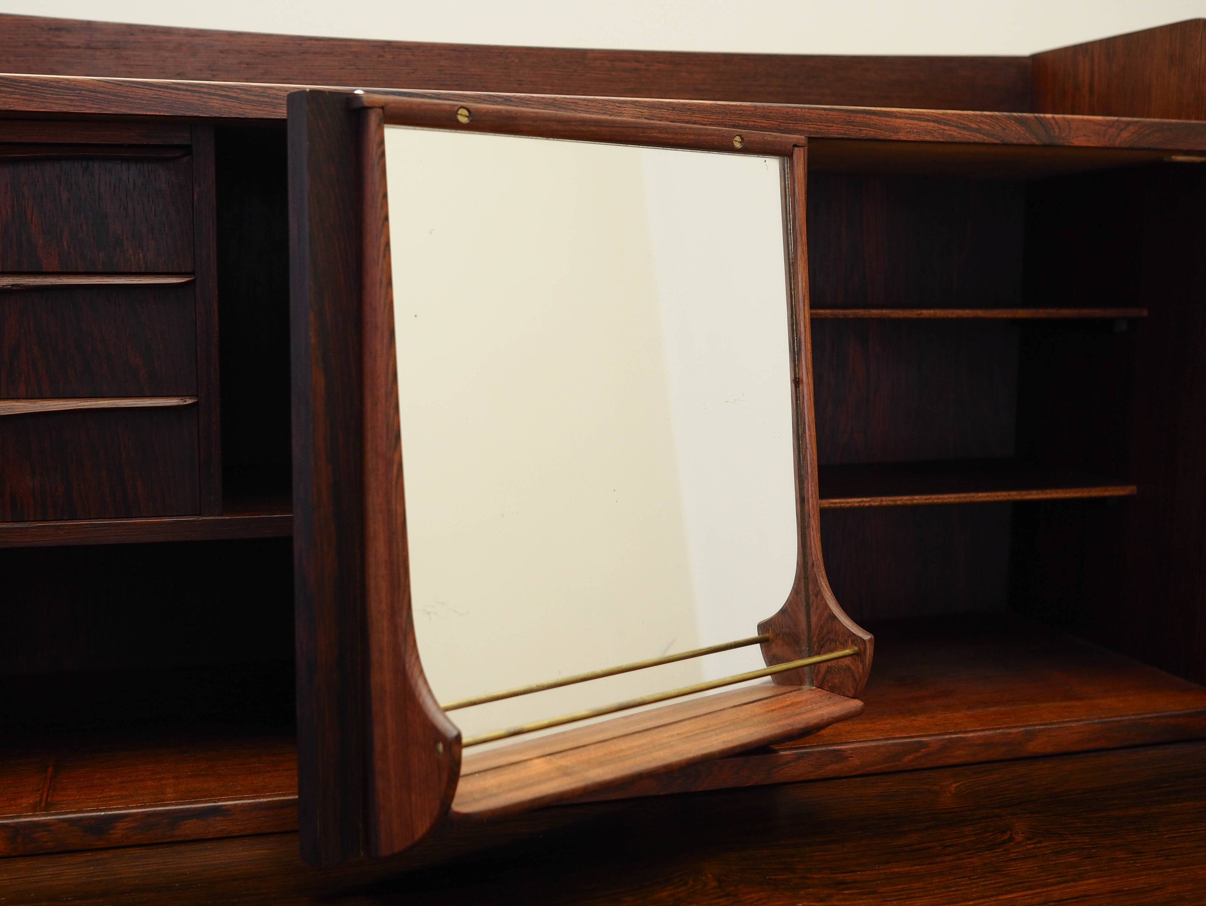 Rosewood secretary, Danish design, 1970s, production: Denmark