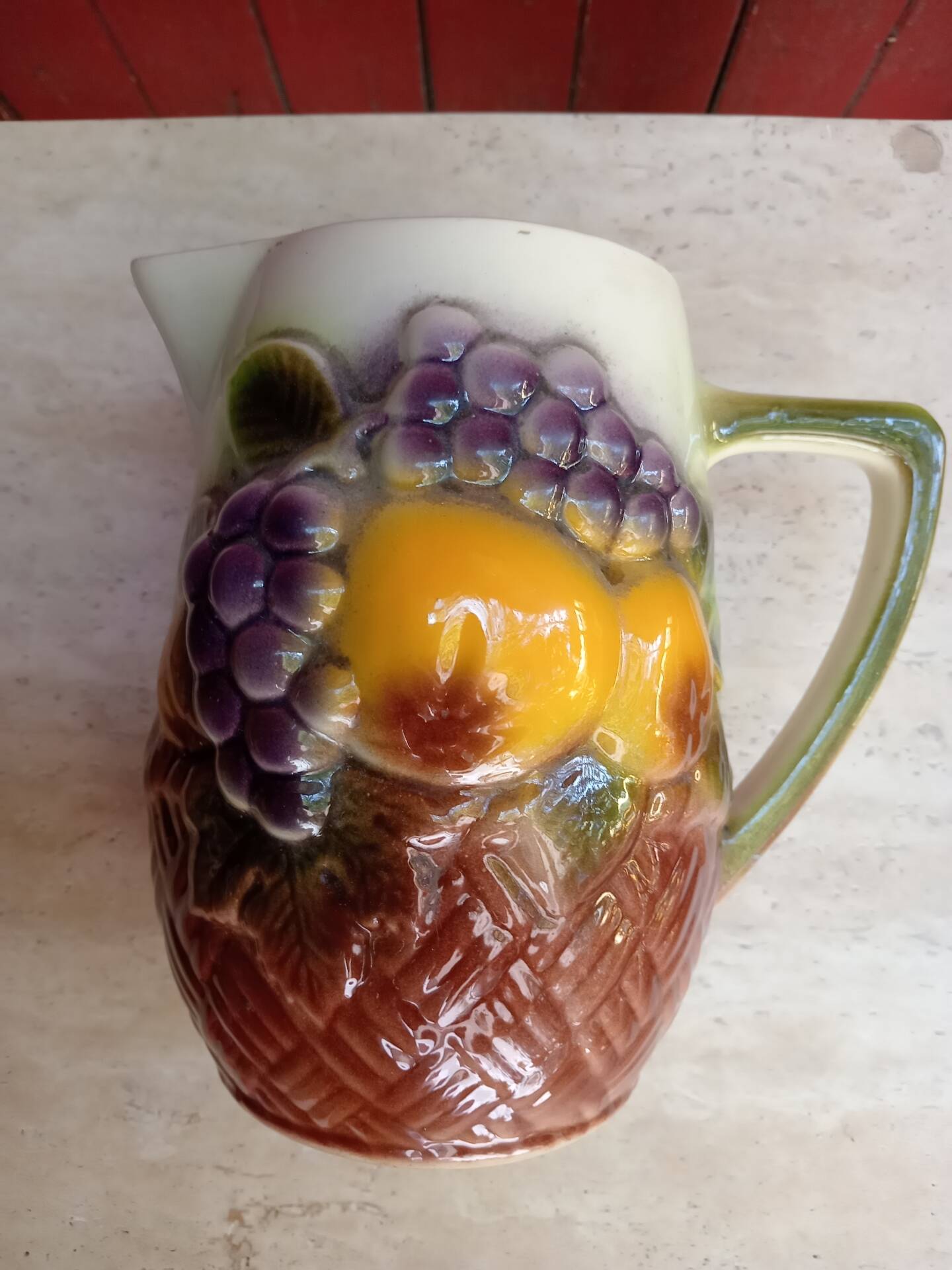 Jug in slipware