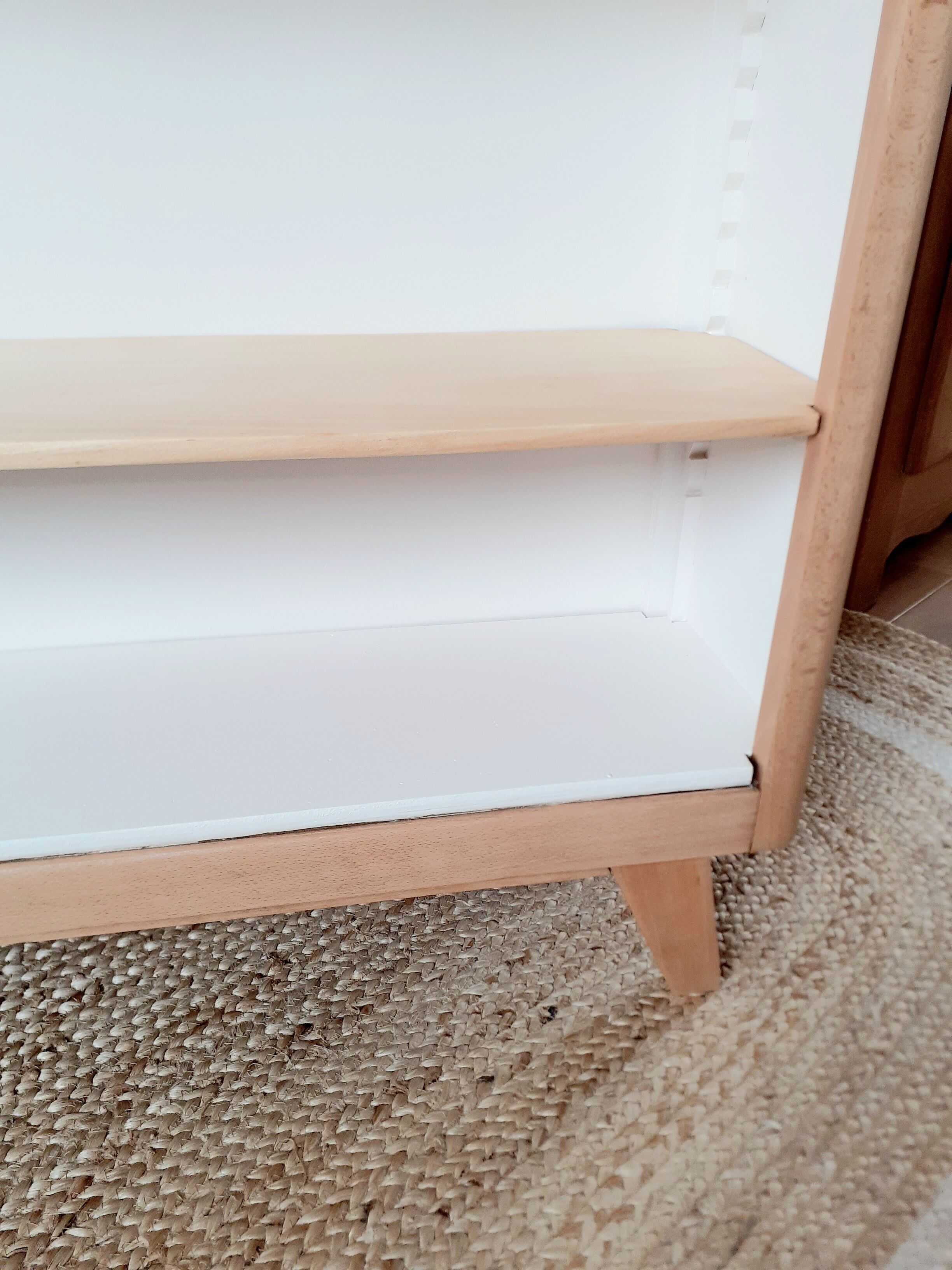 Vintage bookcase shelf 50s