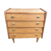 Vintage light oak dresser 1960