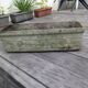 Old fibrecement planter in Eternit style.