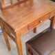 Coiffeuse Art déco et son tabouret assorti, 1930-1940