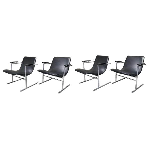 Paire de fauteuils ''oslo'' par Rudi Verelst pour Novalux, 1970s