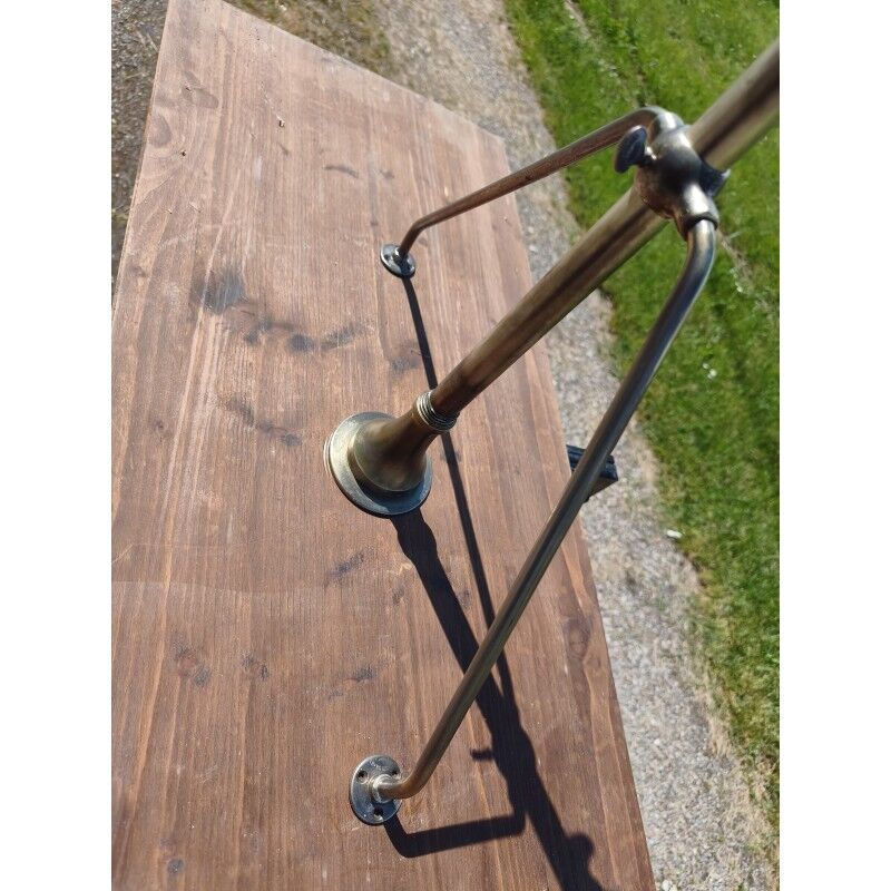 Pair of bronze shop shelves 1900 Siegel Paris