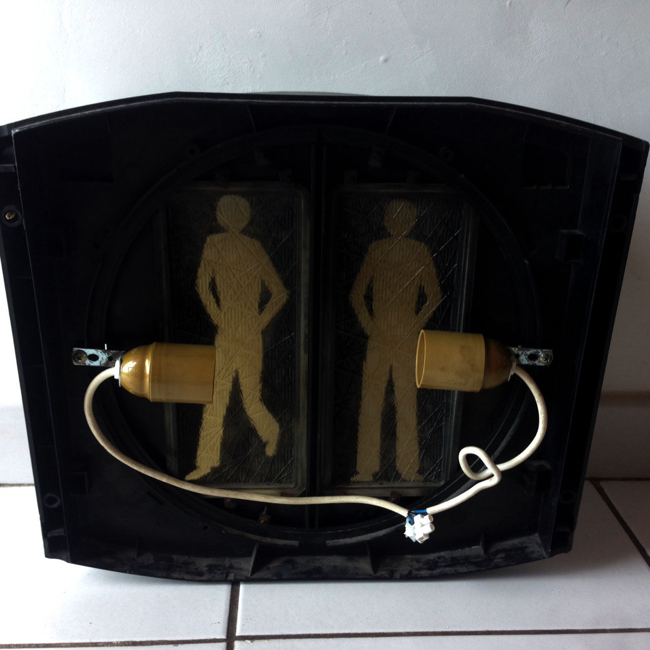 Urban pedestrian fire wall lamp