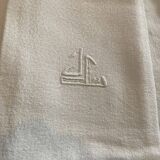 Lot de 2 serviettes en damassée de coton Jc