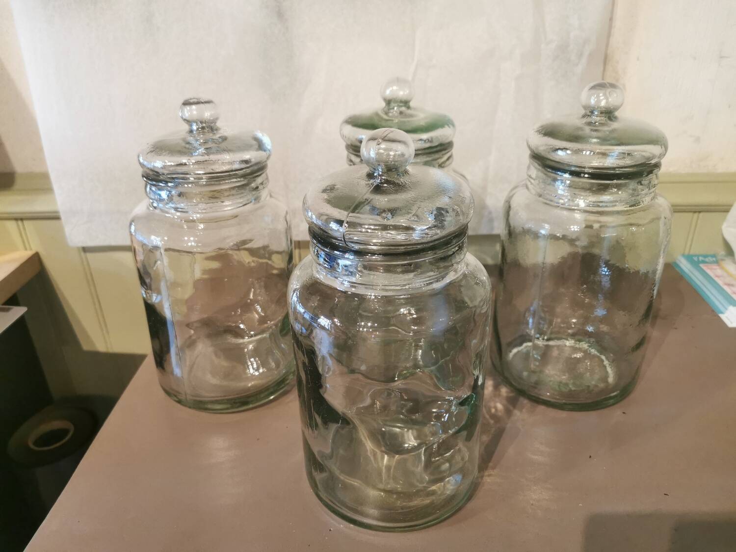 Old glass jar