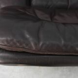 Mid-century De Sede DS‑66 brown leather Relax Chair, Switzerland 1960s