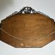 Art Deco style metal mirror