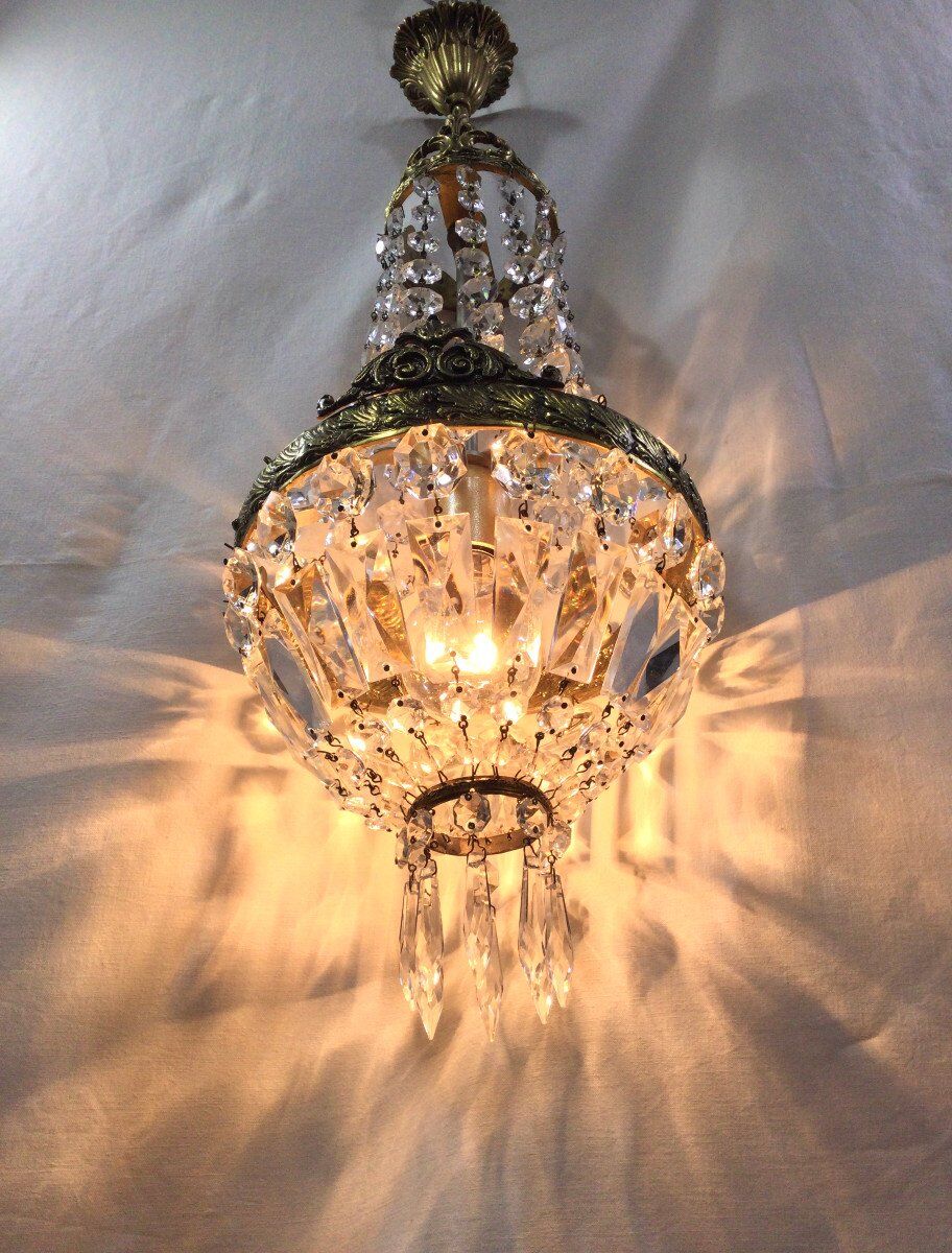 Hot air balloon chandelier with 1 Light