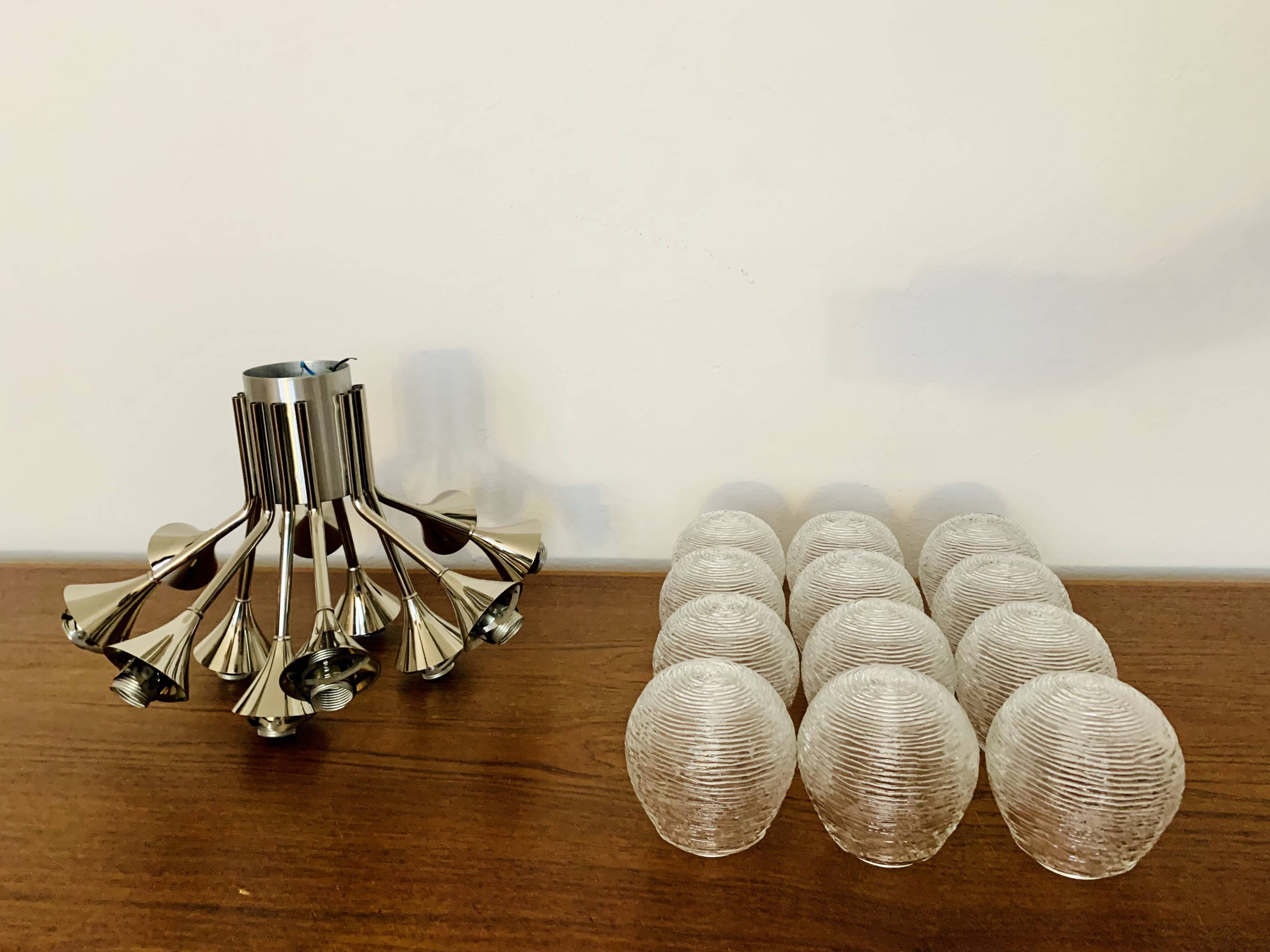 Sputnik Flush Chandelier