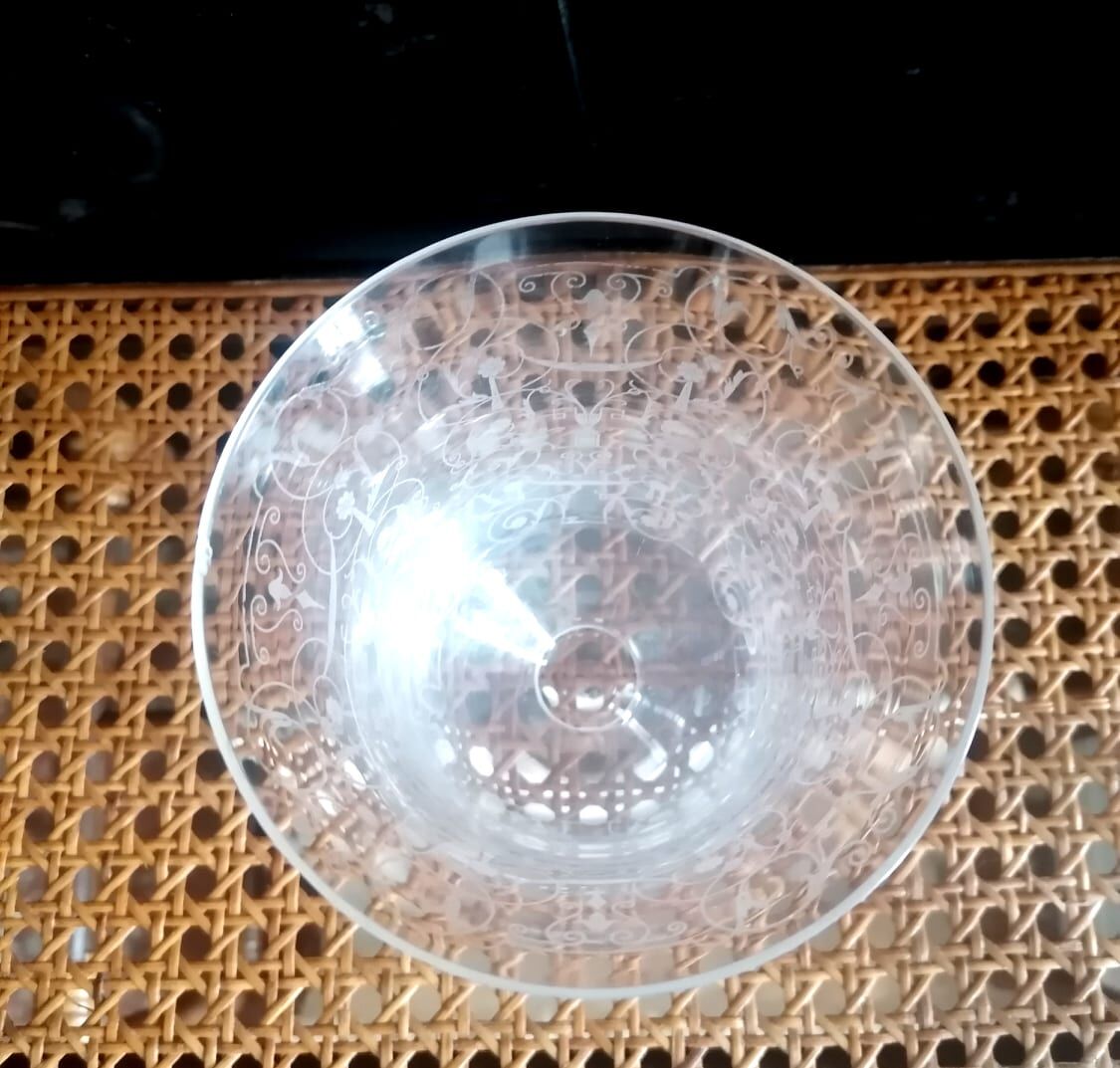 Baccarat vase Michelangelo art deco