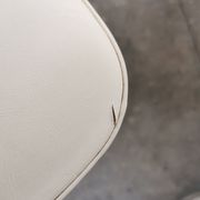 Set of 4 vintage chairs in metal and Skai