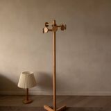 Porte-manteau vintage en bois Hank Loewenstein – porte-manteau sculptural des années 1970