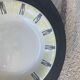Hollow plate in enamelled ceramic FB number 63 design and vintage pattern