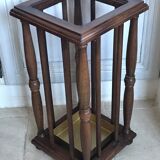 Vintage wooden umbrella holder