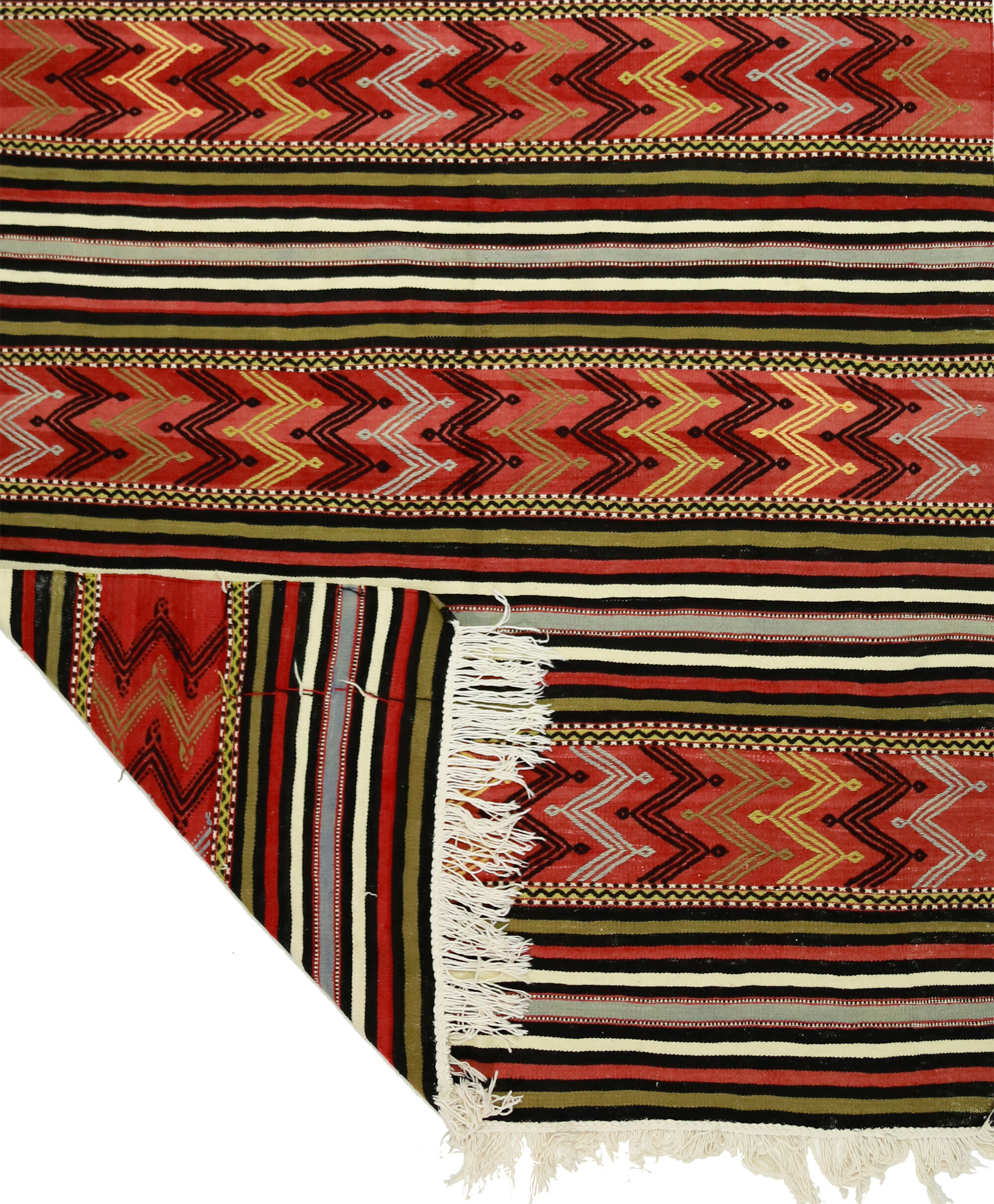 Anatolian handmade kilim rug 280 cm x 147 cm