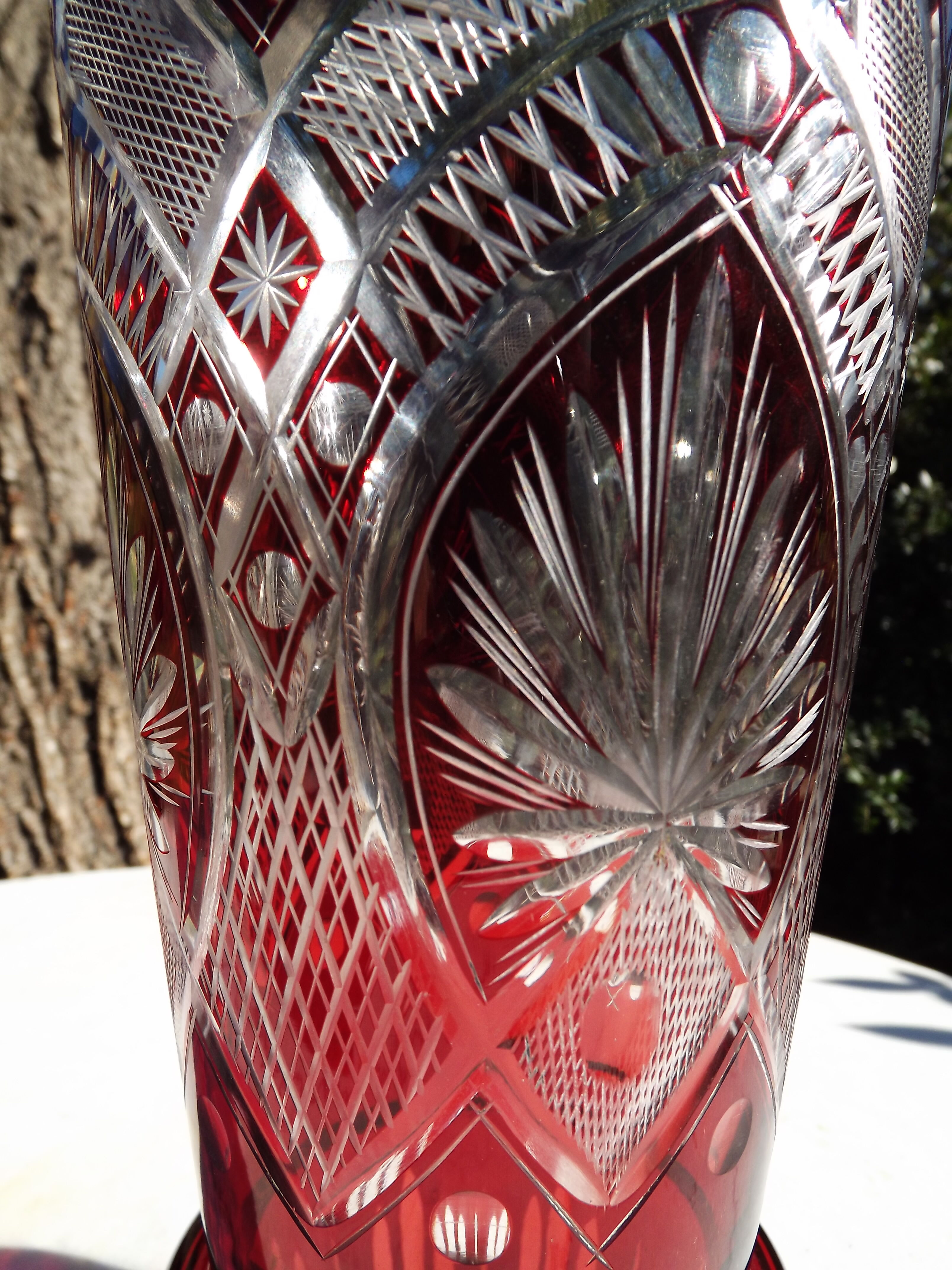 Vase bohème cristal VSL