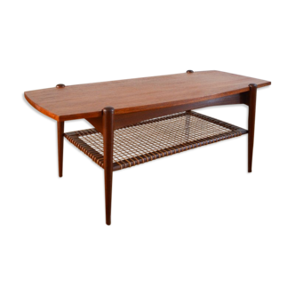 Table basse double plateaux Louis van Teeffelen 1960