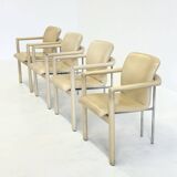Set of 4 vintage Leolux Cachucha dining chairs